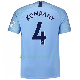 Günstige Fußballtrikots Manchester City Kompany 4 2018-2019 Kurzarm Heimtrikotsatz kaufen